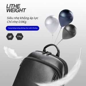 Balo doanh nhân Bopai chất liệu da – SMART SLIM