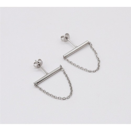 Bông Tai Nữ Cá Tính Titan Ko Đen TT 3275