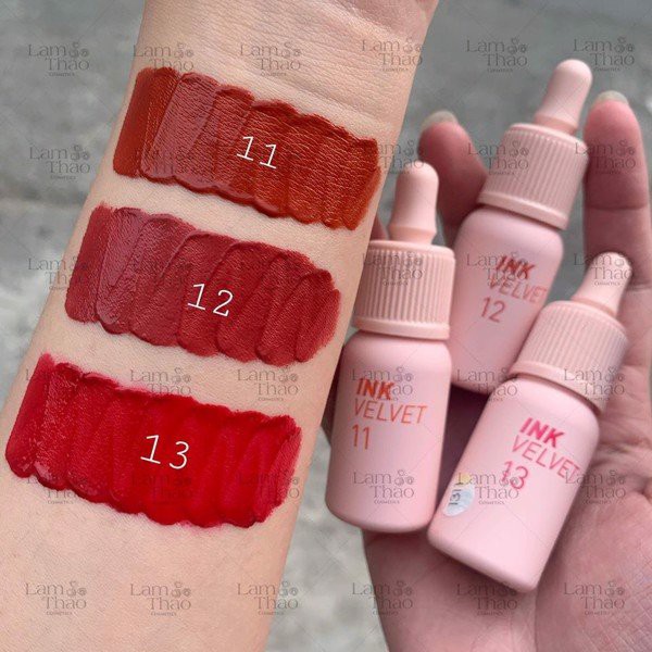 Cam kết chuẩn Auth Son Kem Ink Peripera Velvet 14 màu cam.