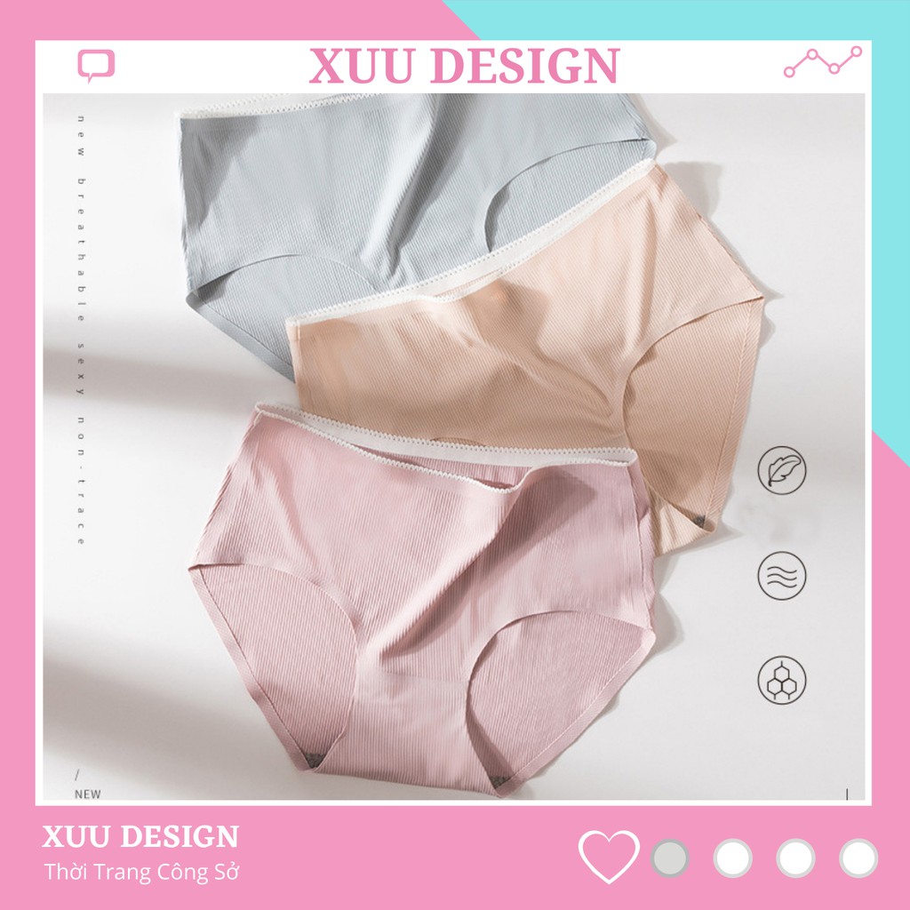 [Mã SKAMCLU7 giảm 10% tối đa 50K đơn 0Đ] Quần Đúc Su Gân Tăm Cạp Vừa Không Viền Không Đường May Kháng Khuẩn QS01 | BigBuy360 - bigbuy360.vn