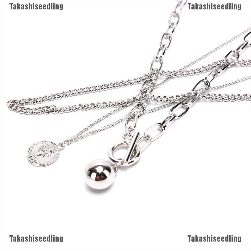 Dây Chuyền Nhiều Lớp Bằng Kim Loại Thời Trang Dành Cho Nữ