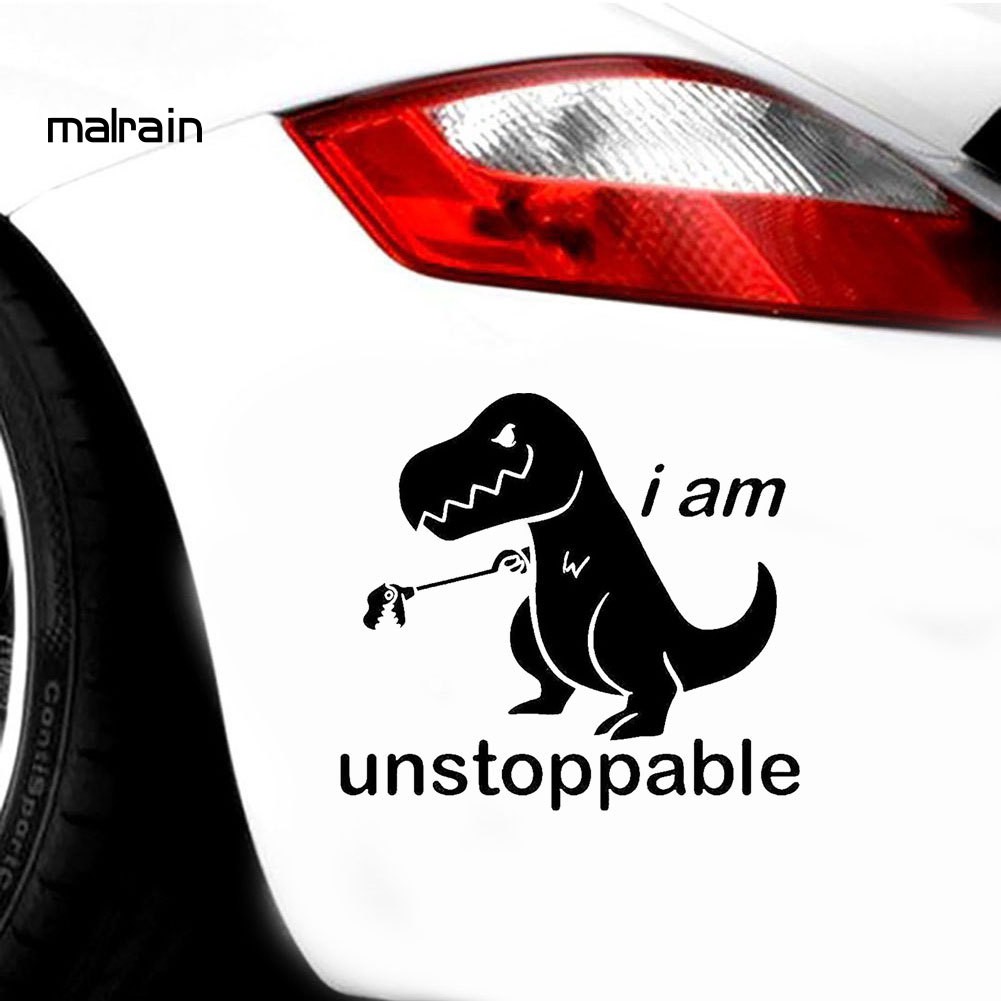 Miếng Dán Xe Hơi Hình Khủng Long Ngộ Nghĩnh