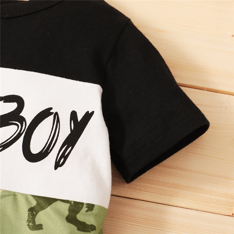 Set trang phục thể thao MIKRDOO 2 món áo thun tay ngắn và quần short thời trang mùa hè cá tính cho bé trai