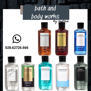 [ĐỦ MÙI] Sữa Tắm Nam Bath And Body Works 3 In 1 Hair,Face And Body Wash 295ml