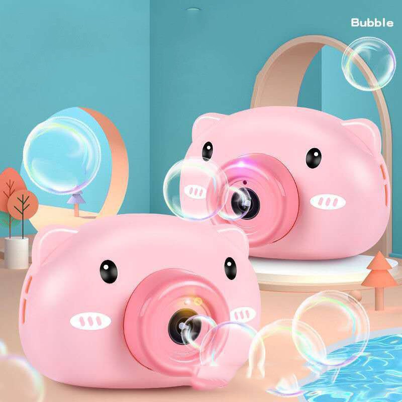 Đồ chơi máy ảnh thổi xà phòng bong bóng phát nhạc