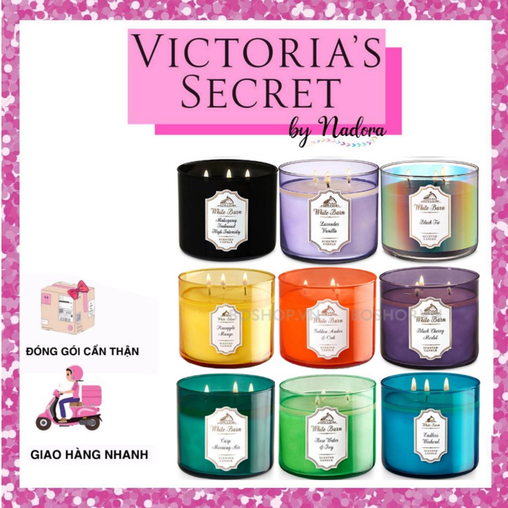 [Link 3/4] Nến Thơm Bath Body Works 3 bấc (411g)