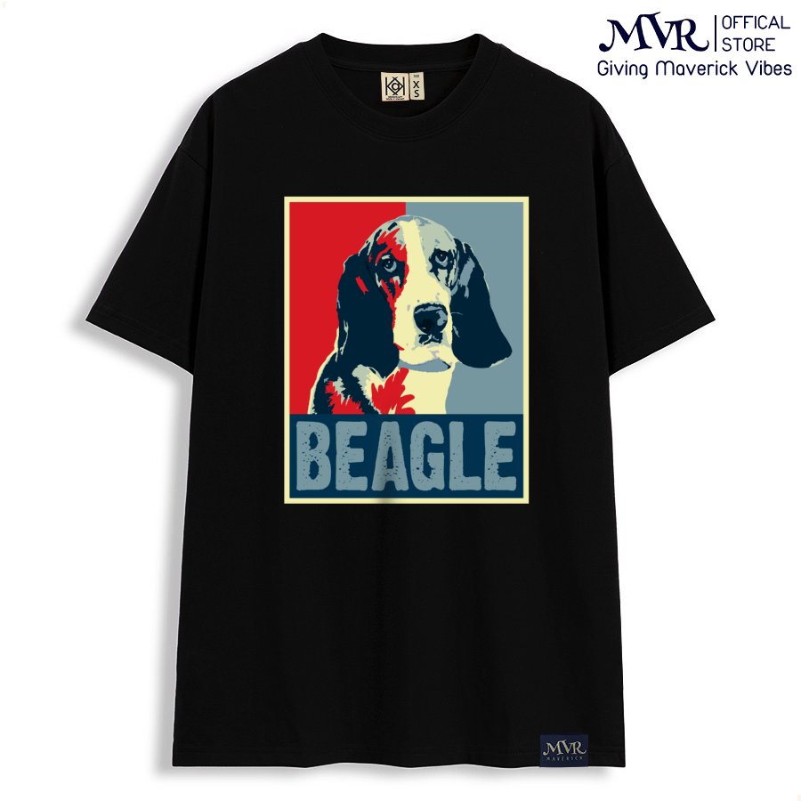 Áo thun nữ phom rộng Chú chó Beagle dễ thương cho sen iu boss MVR  KK3835