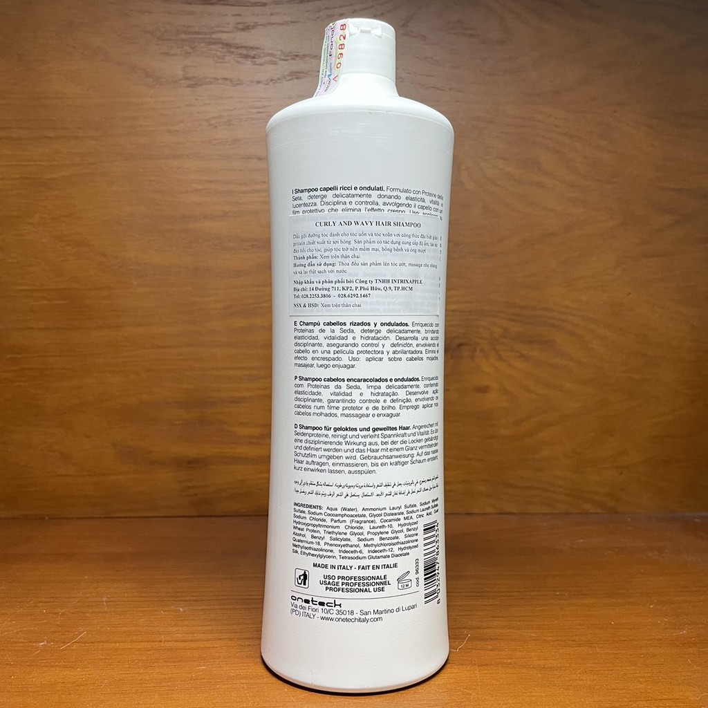 🇮🇹 Combo dầu gội và hấp dầu dưỡng tóc xoăn Fanola Curly & Wavy 1000mlx2