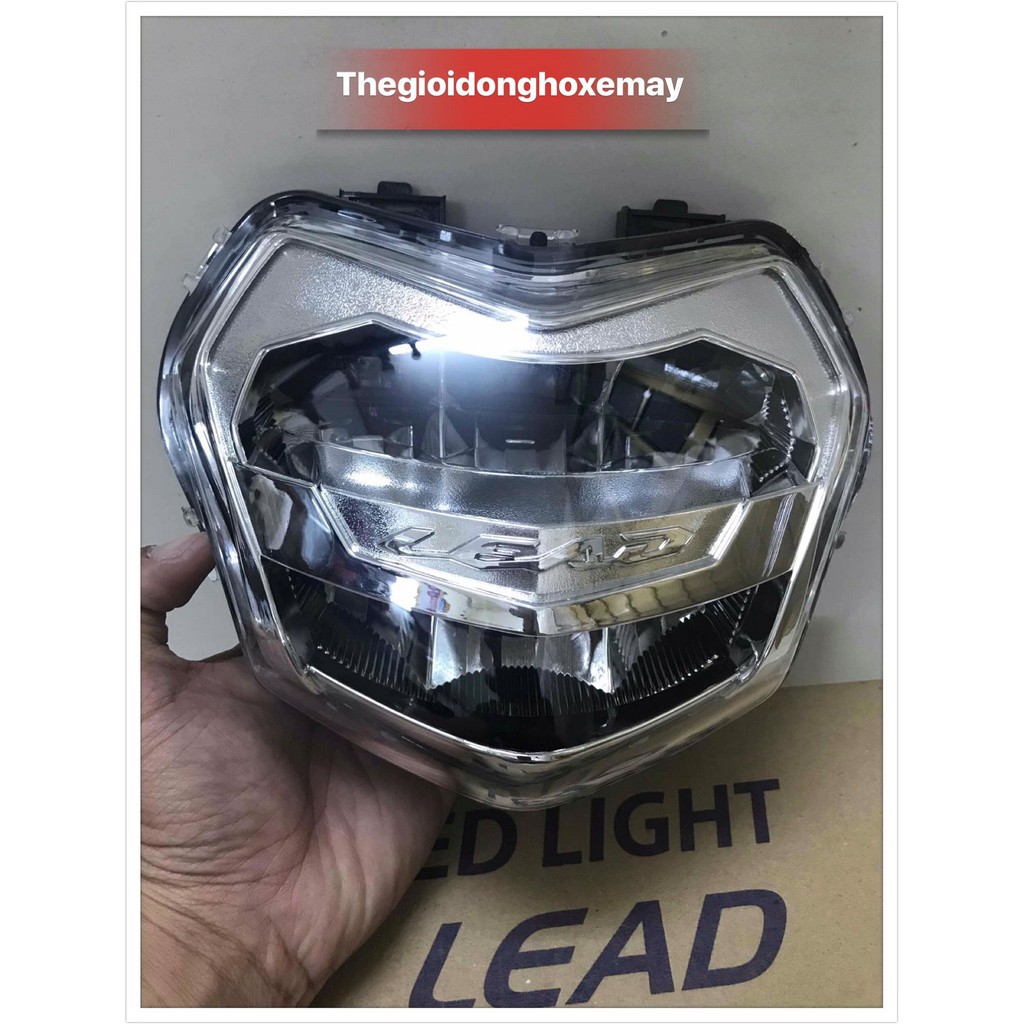Chóa Đèn, Đèn Pha Led 2T Cao Cấp LED LIGHT Cho Xe Máy LEAD