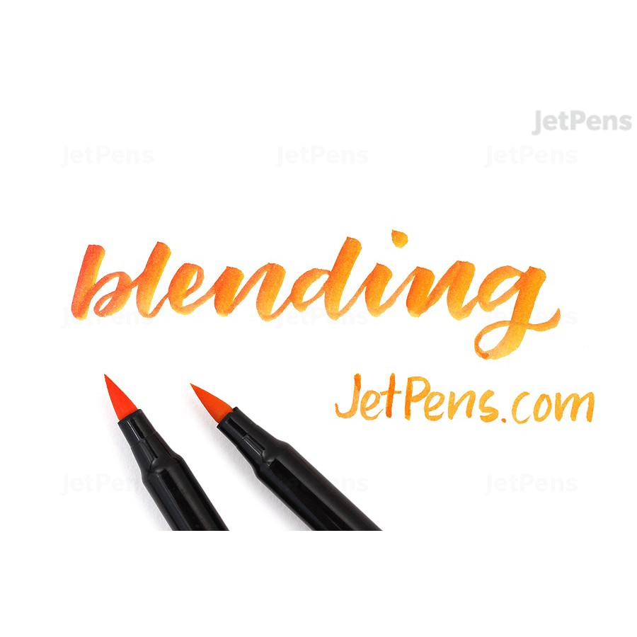 Bút lông đầu cọ viết calligraphy Sakura Koi Coloring Brush Pen – Màu cam (Orange)