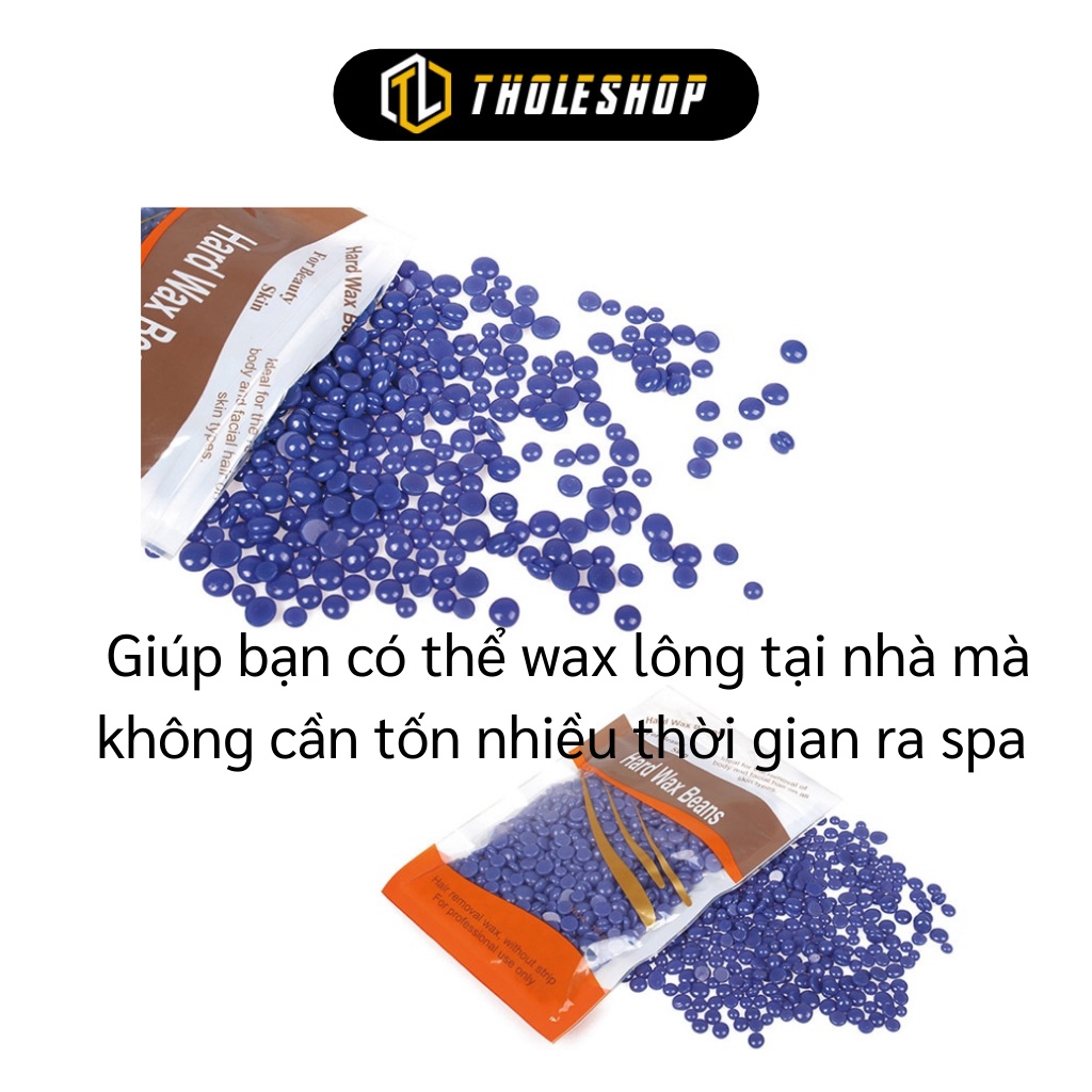 Sáp wax lông TẶNG QUE GẠT Sáp wax lông nóng hạt đậu 100g giúp tẩy tế bào chết cho da - cho da nhạy cảm 5868