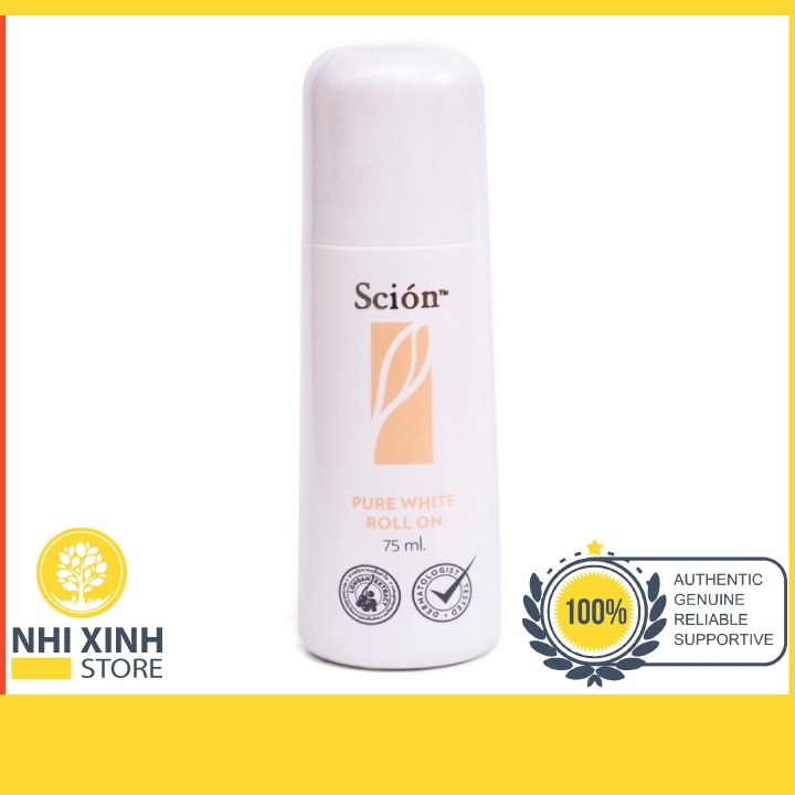 [Mẫu Mới Nhất] Lăn Khử Mùi Scion Pure White Roll Nuskin 75ml