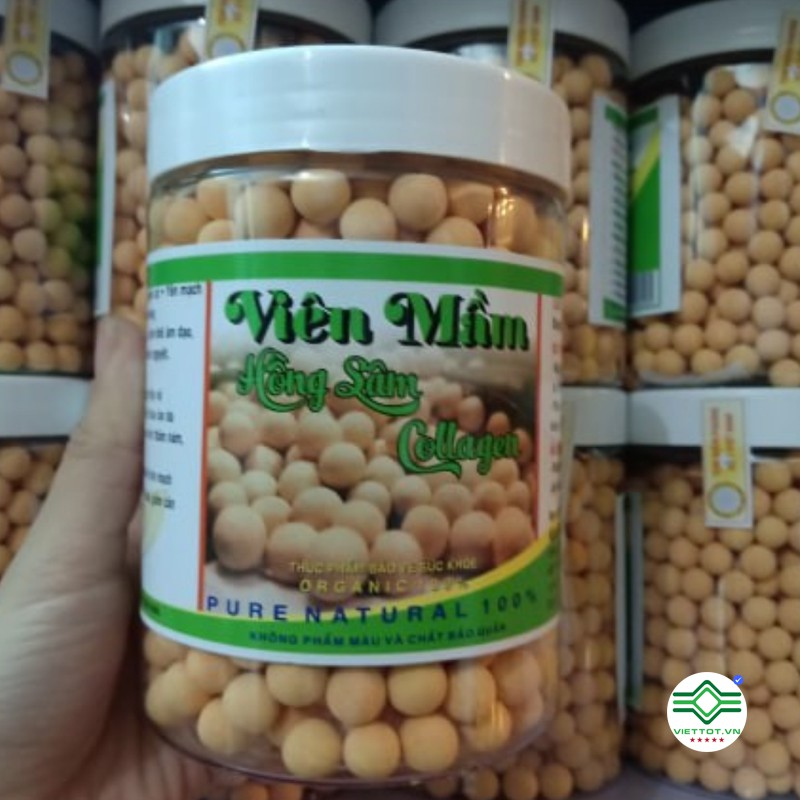 1kg Hồng sâm Collagen tăng kích thước vòng 1, đẹp da VT931 by handmade từ thiên nhiên