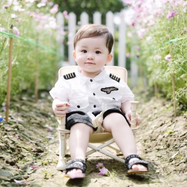 Bộ quần áo công tử Hàn Quốc cho bé trai 8-19kg Củ khoai tây shop chất mềm mịn thoáng mát đáng yêu giá cực hót