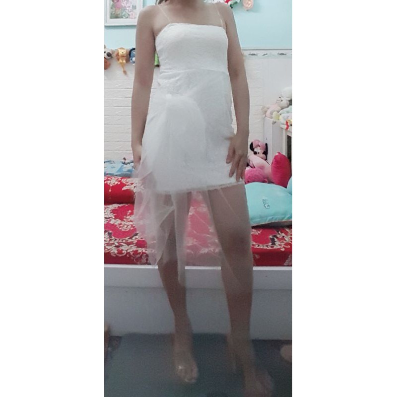 Thanh lý đầm body ren thun toàn thân size &lt;50kg, moi 99%