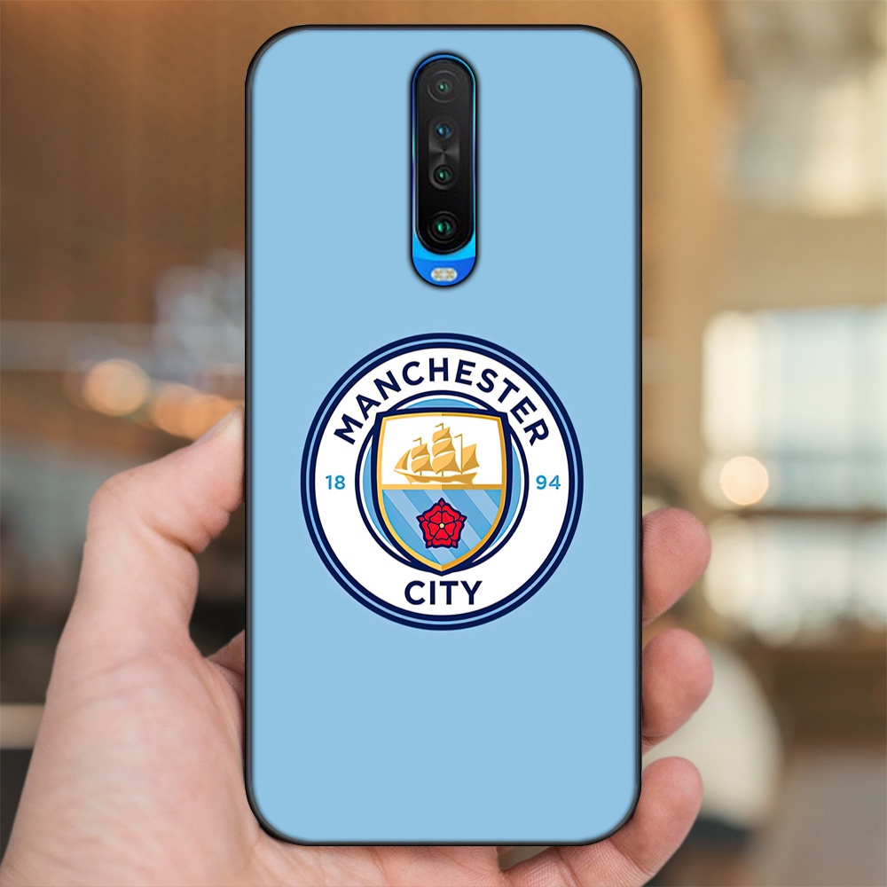 Ốp lưng Xiaomi K30 viền đen in hình Manchester City MC