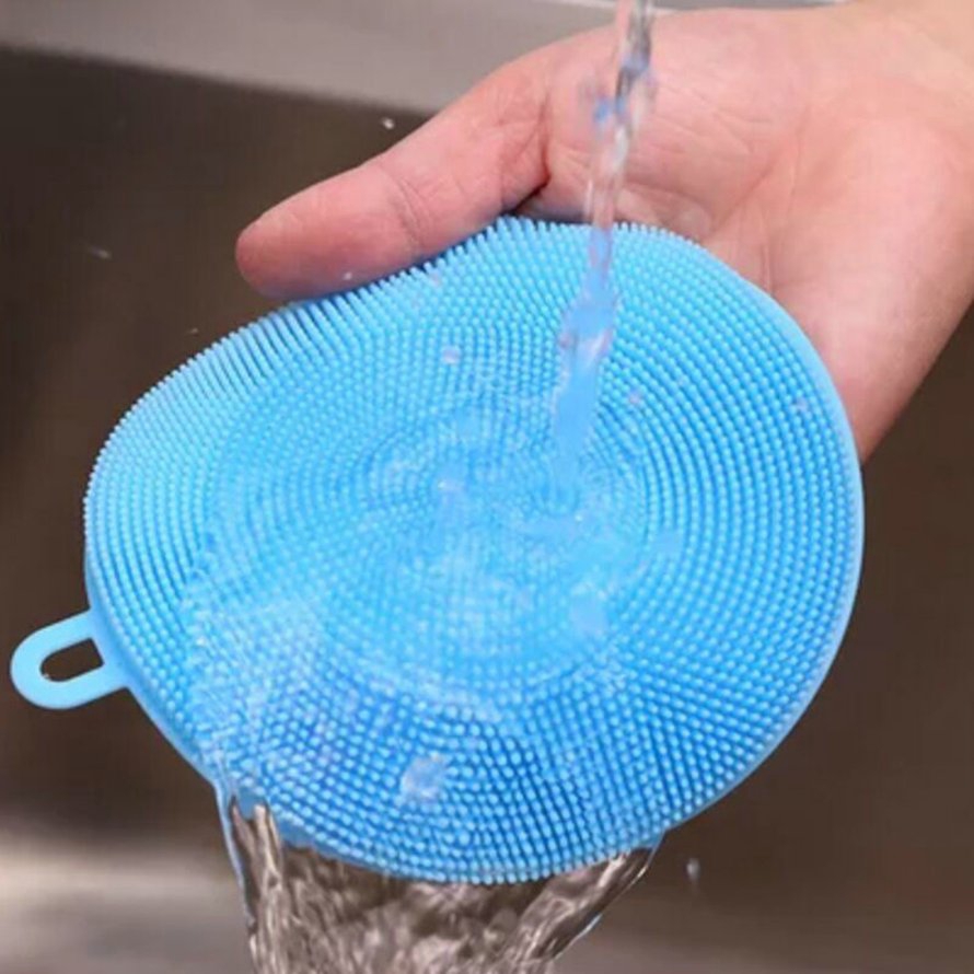 Bọt biển silicon Rửa bát đĩa Chà rửa nhà bếp Chổi rửa bát Bọt biển làm sạch Bàn chải