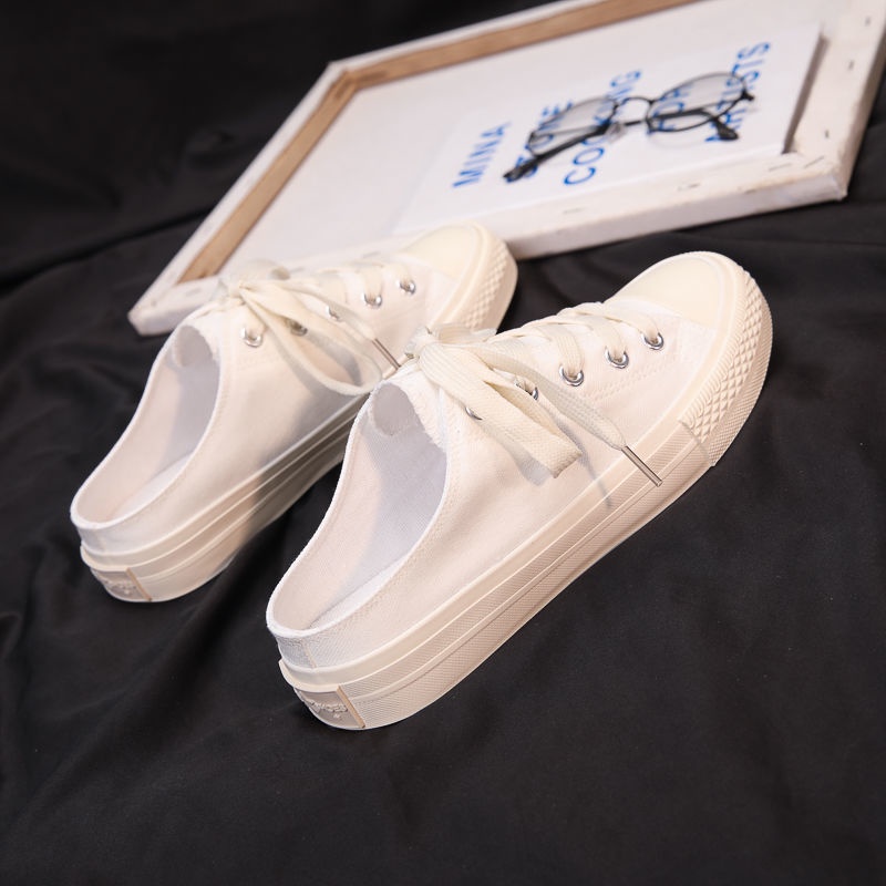 Giày thể thao hở gót vải canvas tùy chọn màu sắc thời trang cho nam và nữ