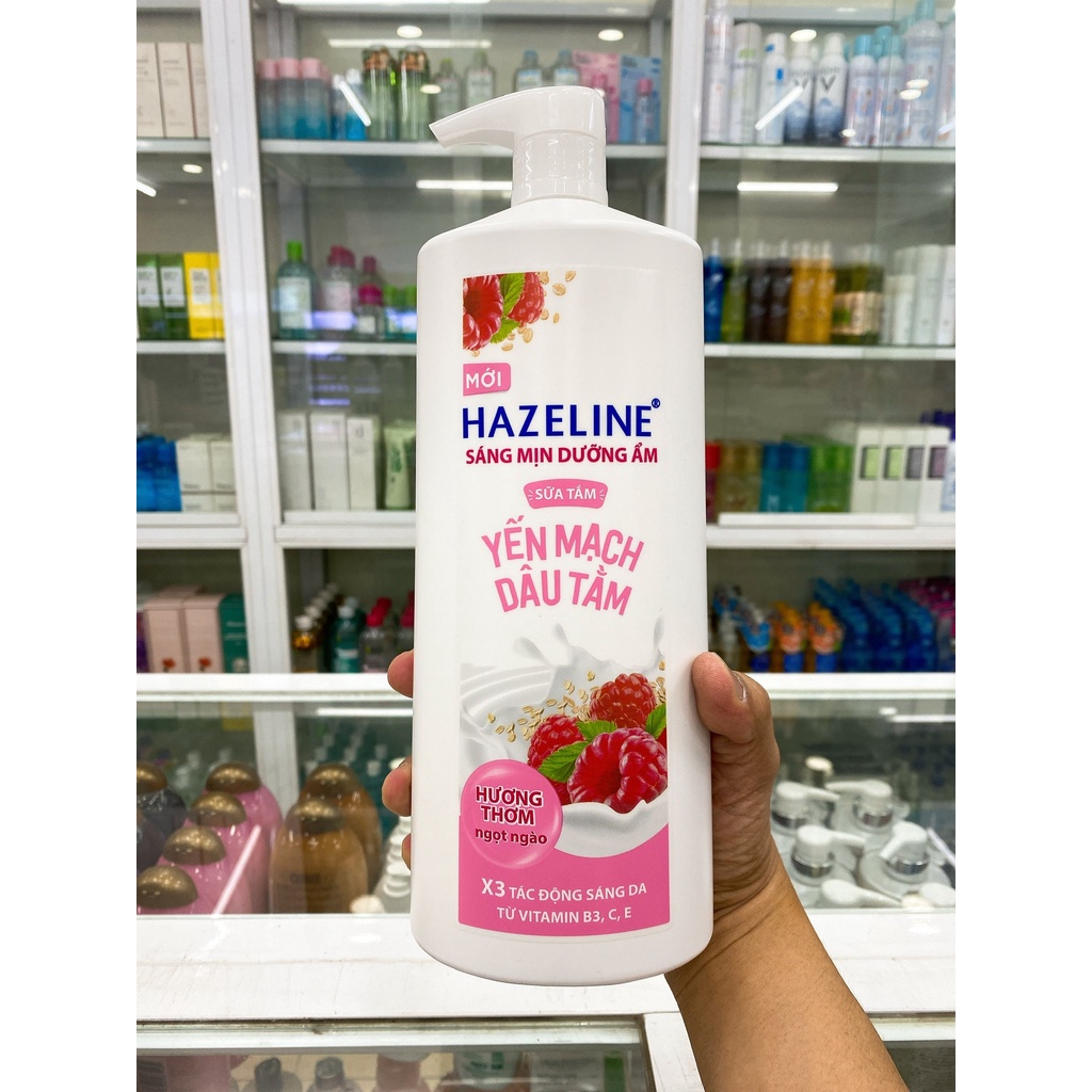 Sữa Tắm Dưỡng Da Thiên Nhiên Hazeline 1Kg Chính Hãng Công Ty Mẫu Mới