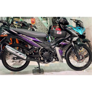 Tem xe exciter 2010 đen tím