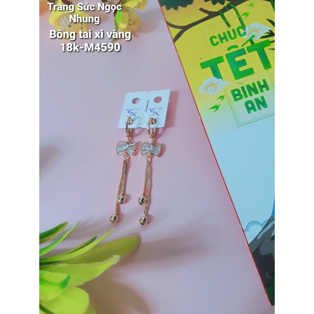 Bông tai kiểu xi mạ-M45