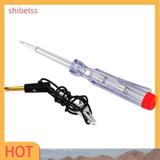 （ʚshibelss）dc 6v-24v car circuit tester auto test light lamp voltage test pen tool