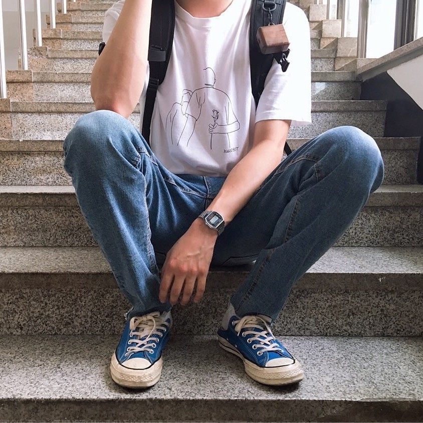 Đồng Hồ Nam Casio A168WA-1WDF Điện tử - Dây kim loại