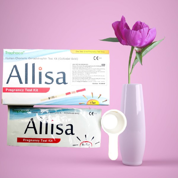 Que thử thai ALLISA que thử thai nhanh HCG