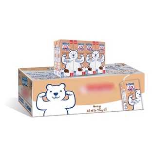 THÙNG 48 HỘP SỮA NESTLE BEAR BRAND SOCOLA THỤY SĨ 180ML/ SỮA GẤU NESTLE