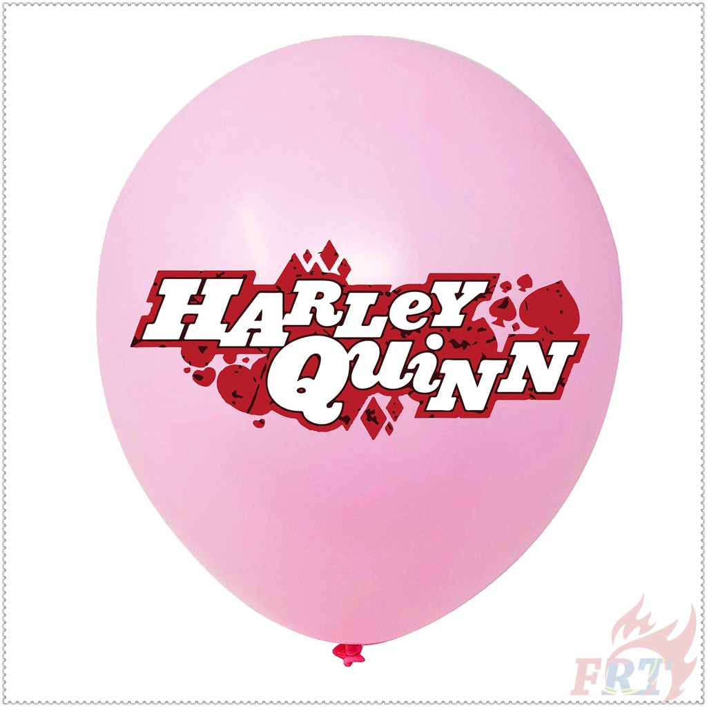 Bong bóng họa tiết Harley Quinn cỡ 12inch trang trí tiệc sinh nhật