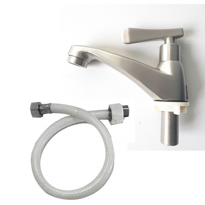 Vòi lavabo lạnh Sentano STN602  inox 304