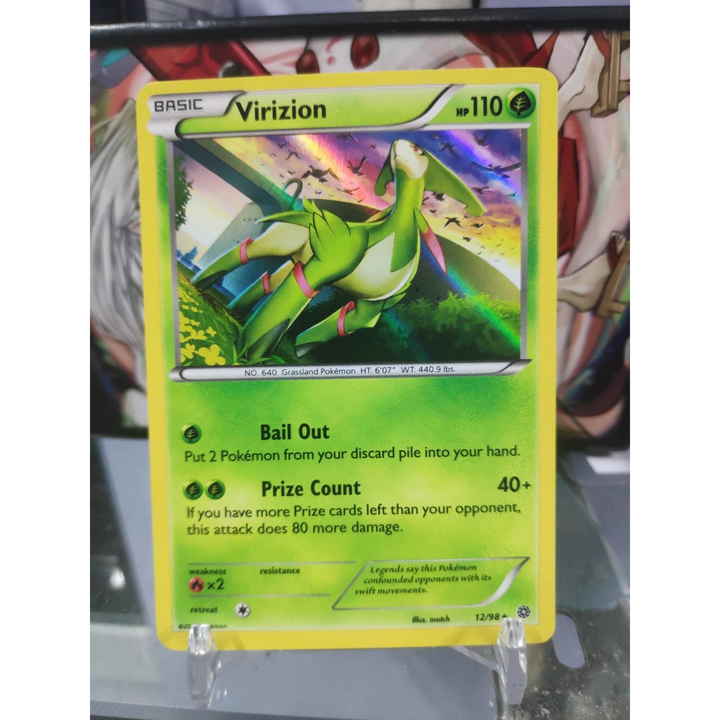 [ Dưa Hấu Yugioh ] Lá bài thẻ bài Pokemon Virizion