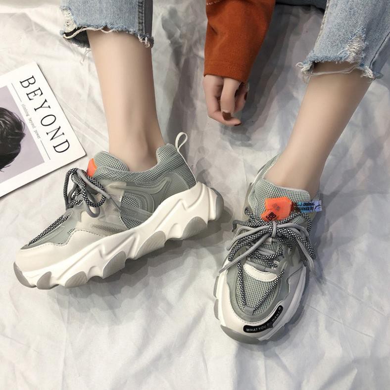 (07) Giày thể thao sneaker nữ - Giày phản quang đế cao su hàng Quảng Châu Cao Cấp