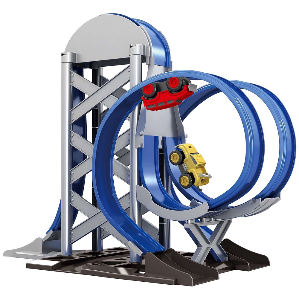 Đồ chơi lắp ghép mô hình đường đua xe ô tô lộn vòng 360 độ không trọng lực, đồ chơi phát triển trí tuệ cho bé