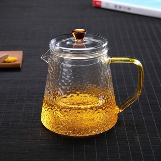 Ấm trà lõi lọc thuỷ tinh thiết kế mặt sần dung tích 500ml