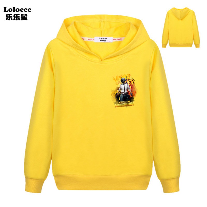 Áo Hoodies Phong Cách Game Pubg Cho Bé Trai 3-14 Tuổi