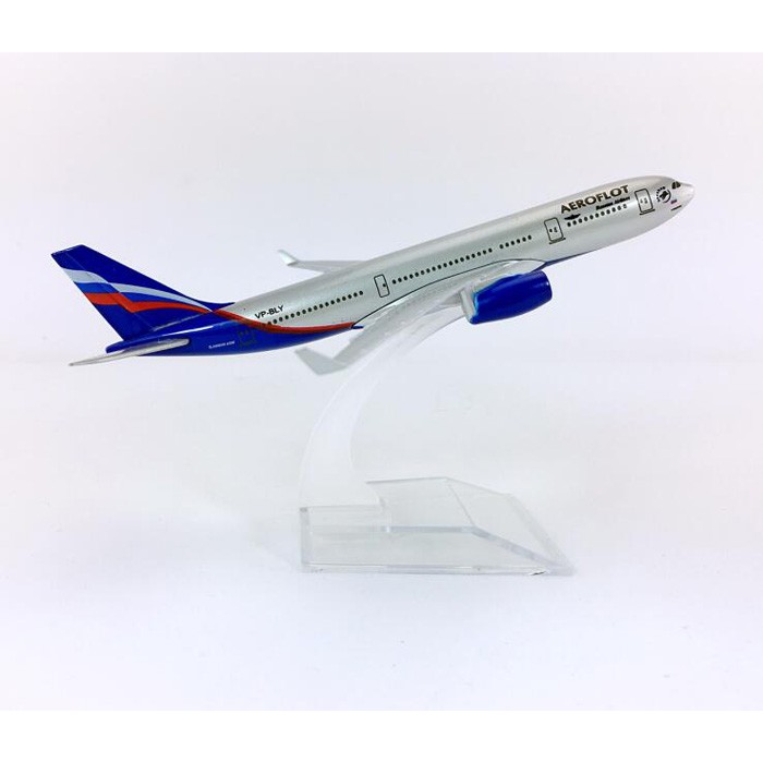 Máy bay mô hình Aeroflot Airlines_A330 (16cm)