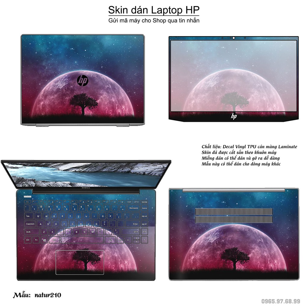 Skin dán Laptop HP in hình thiên nhiên _nhiều mẫu 8 (inbox mã máy cho Shop)