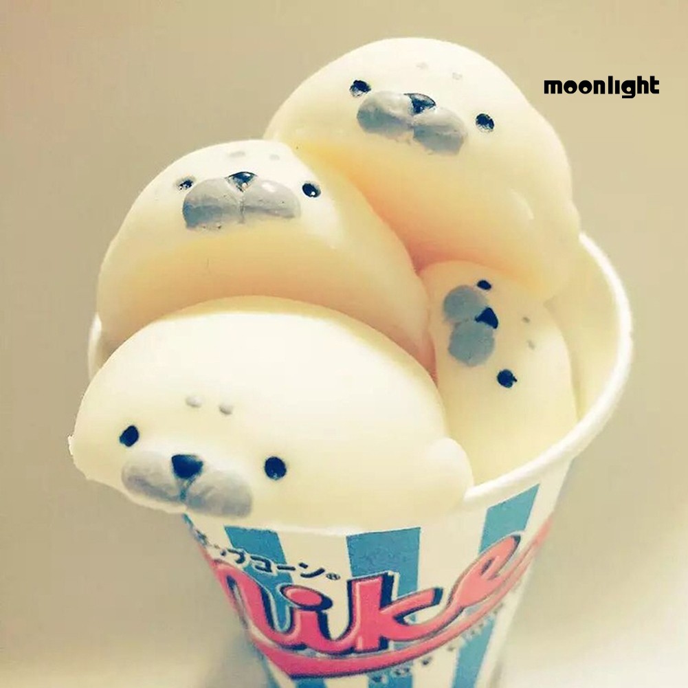 Đồ chơi squishy giảm áp lực hình hải cẩu dễ thương dành cho bé