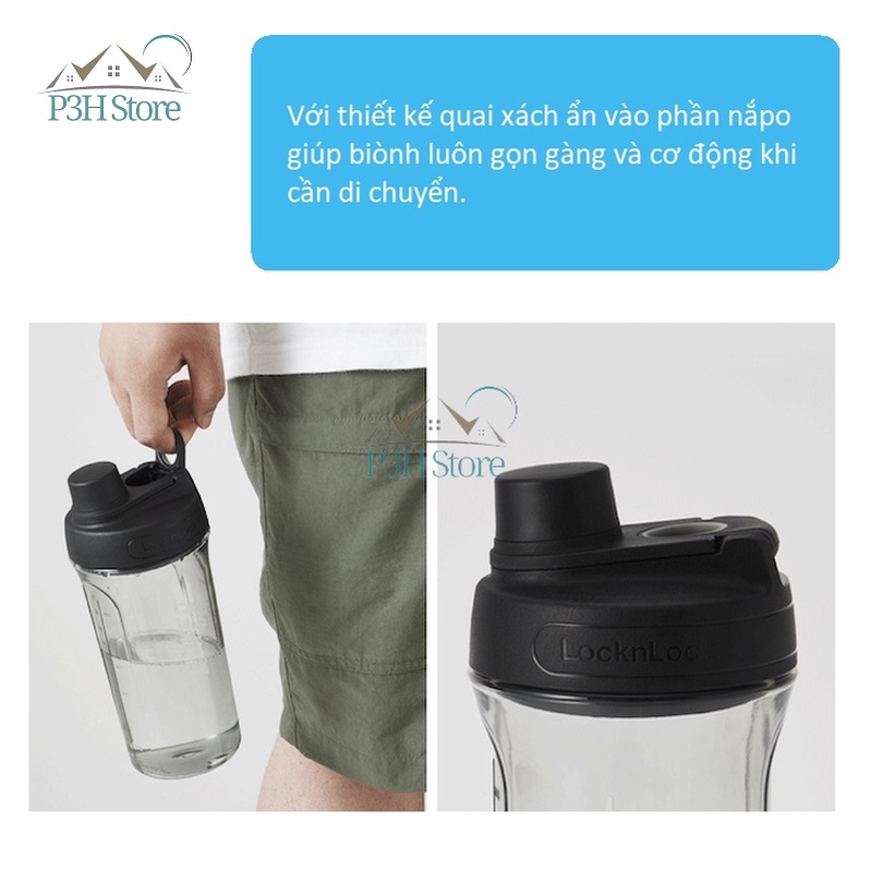 Bình lắc Lock&amp;lock Shake it Pro Bottle chuyên dùng pha chế các loại thức uống ABF944