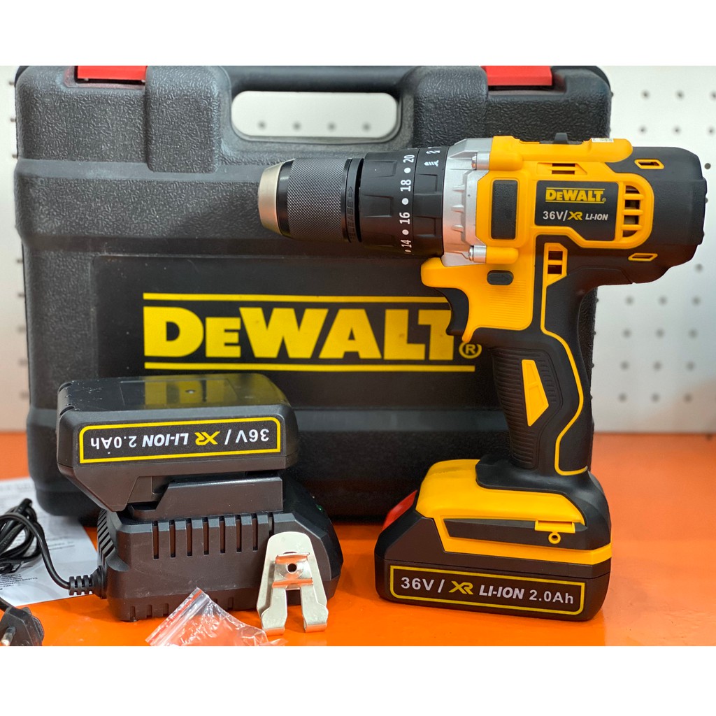 Máy Khoan Pin Dewalt 36V Có Búa - Máy Bắt Vít Đa Chức Năng - Tặng Pin Dự Phòng