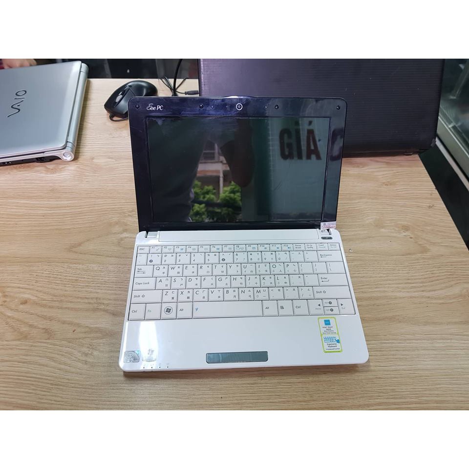 Laptop mini Siêu gọn nhẹ asus eEe PC Trắng 99% 10inch Tặng đủ phụ kiện