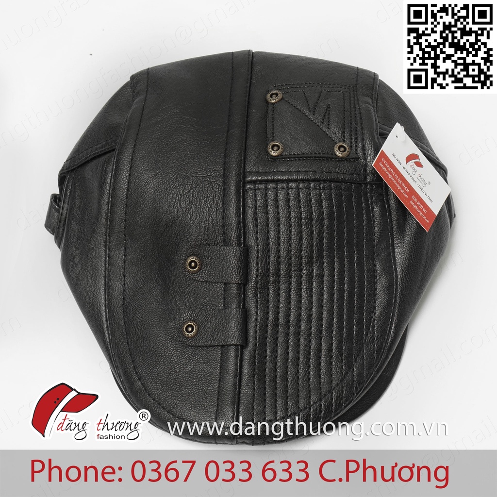 Mũ nón beret Pu cho nam  cực ngầu