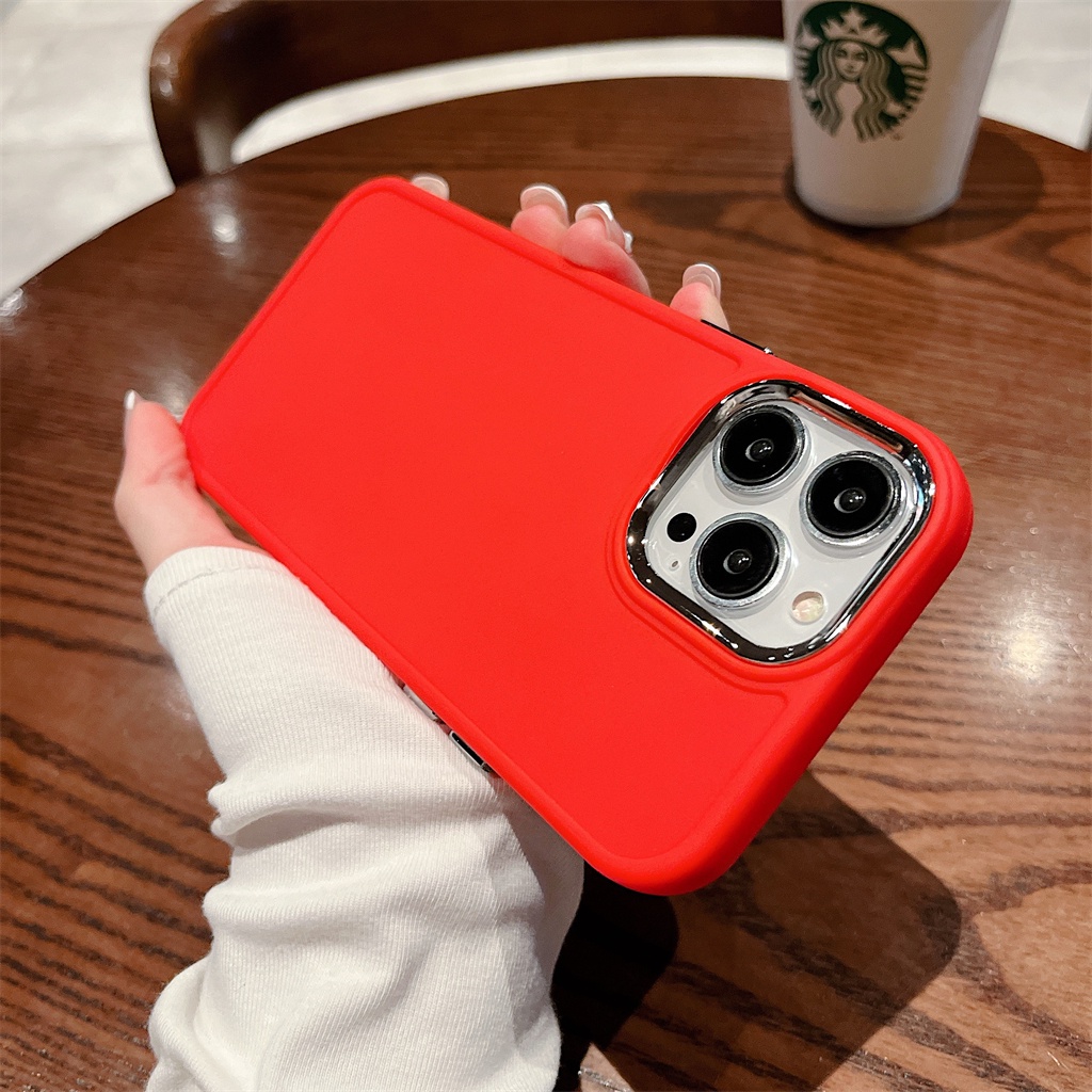 Ốp Điện Thoại TPU silicon Mềm Chống Sốc Mạ Viền Sang Trọng Dành Cho iPhone 13 Pro 14 11 12 Pro max plus