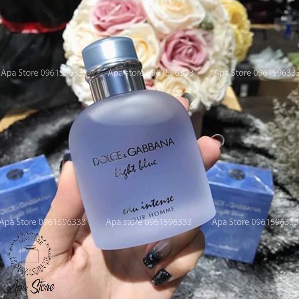 Nước Hoa Nam Dolce Gabbana Light Blue Eau Intense Chai Full