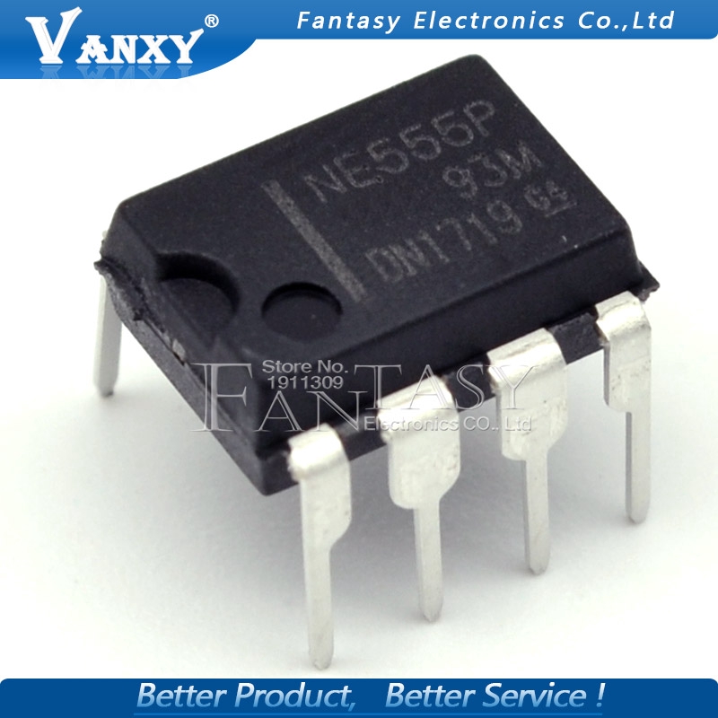 Bộ 10 linh kiện điện tử IC NE555P DIP8 NE555 DIP NE555N 555P DIP-8 chất lượng cao