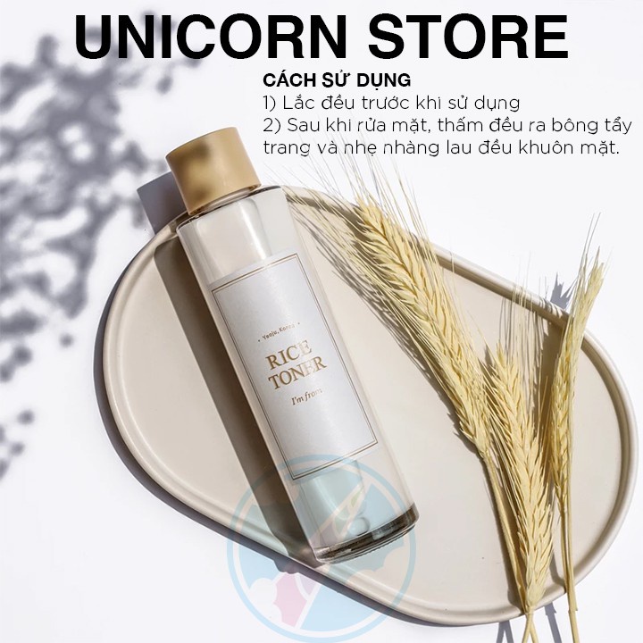 Nước Hoa Hồng Chiết Xuất Gạo I'm From Rice Toner 150ml