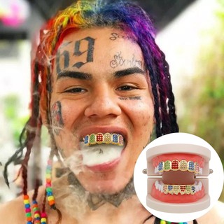 Phụ Kiện Trang Trí Răng Bằng Đồng Phong Cách Hiphop