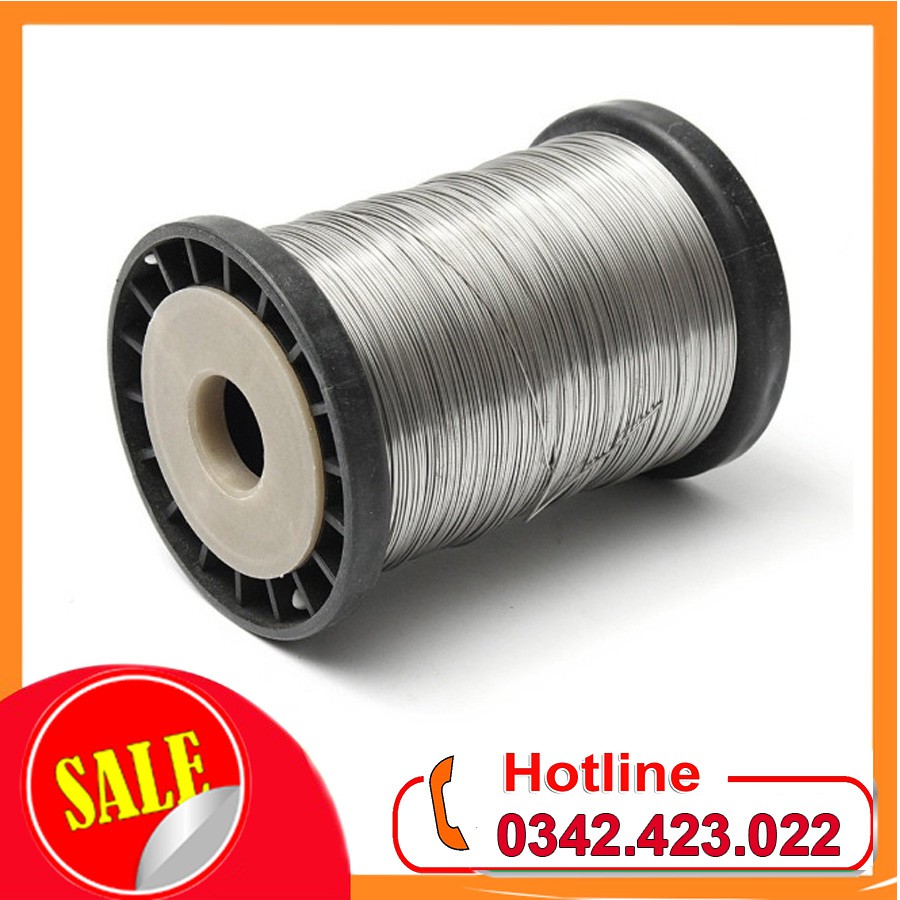 Cuộn Dây Thép Căng Cầu Ong Không Gỉ - Cuộn 500g