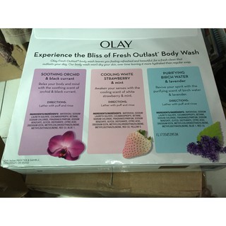 SỮA TẮM OLAY FRESH OUTLAST 3x700ML
